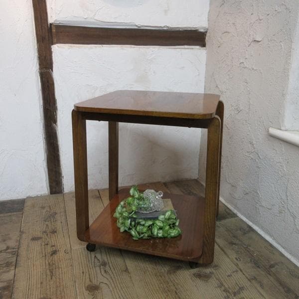 イギリス アンティーク 家具 キッチンワゴン トロリー キャスター付 6791c