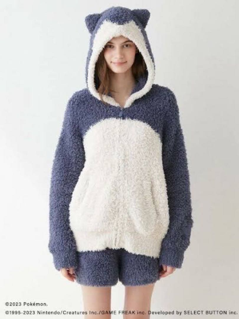 gelato pique ジェラピケ カビゴンパーカ＆ハーフパンツ　レディース