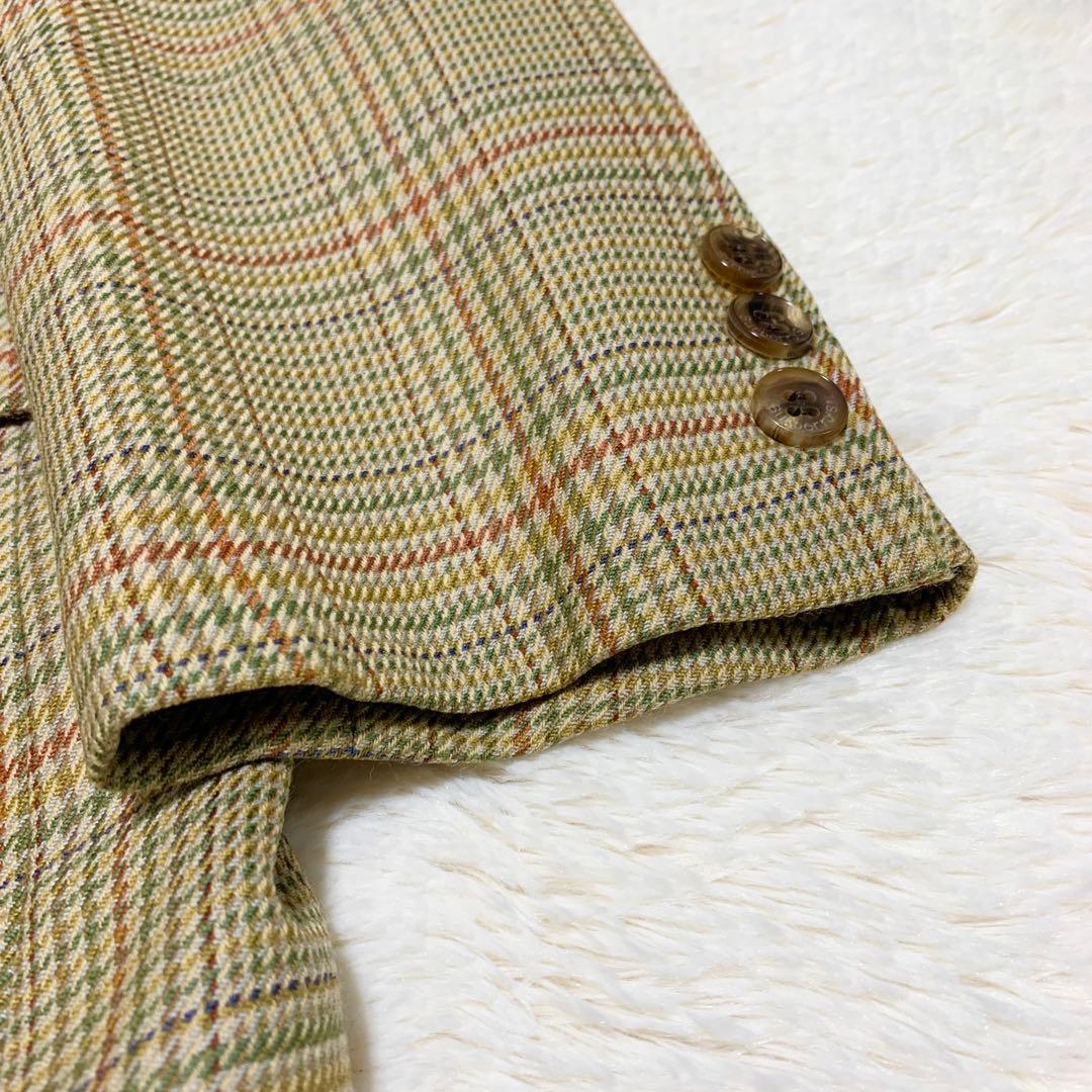 【特大3L！】バーバリー　パンツスーツ　セットアップ　ダブルブレスト