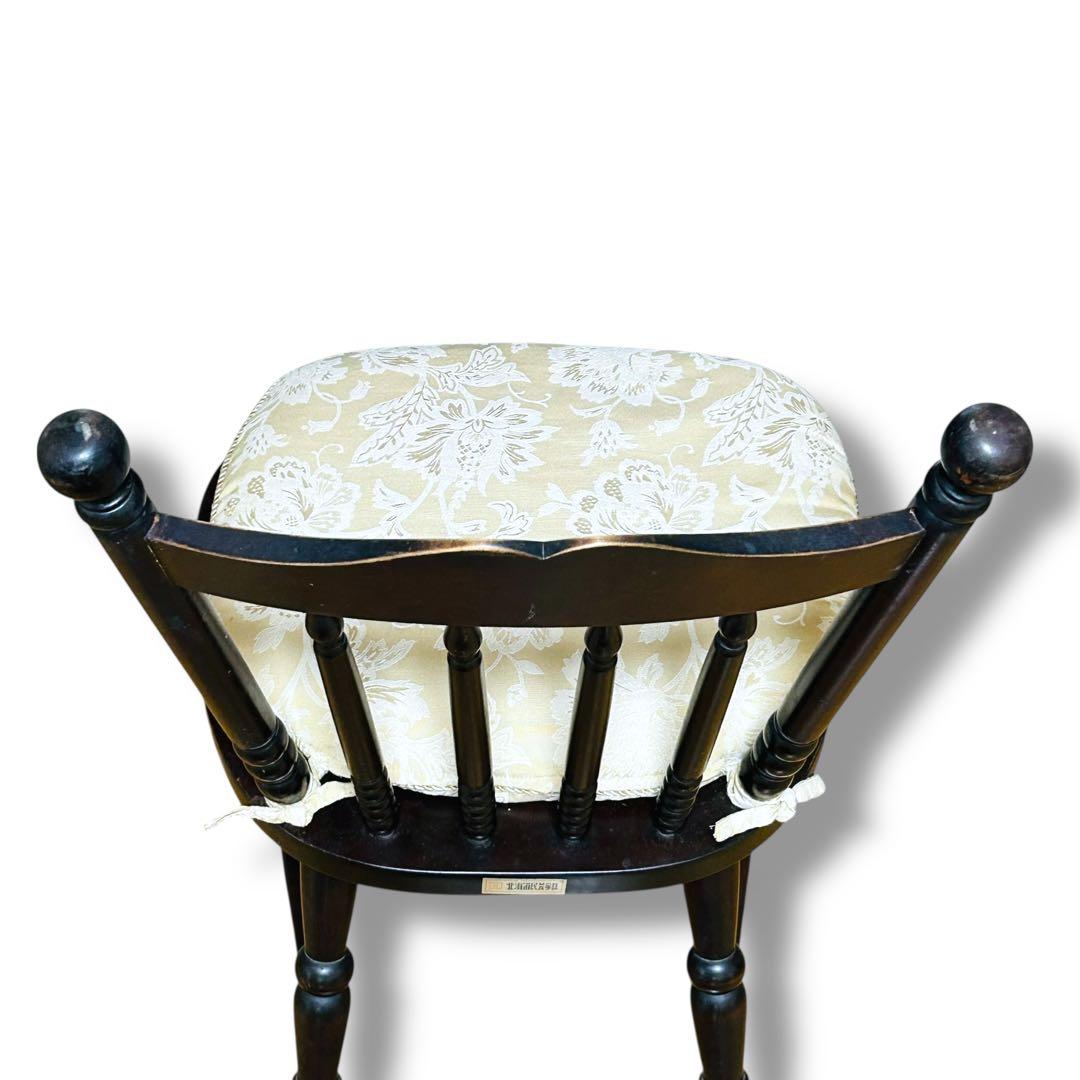 【2脚セット】③④ 北海道民芸家具 樺桜材 ウィンザー スピンドル チェア 椅子