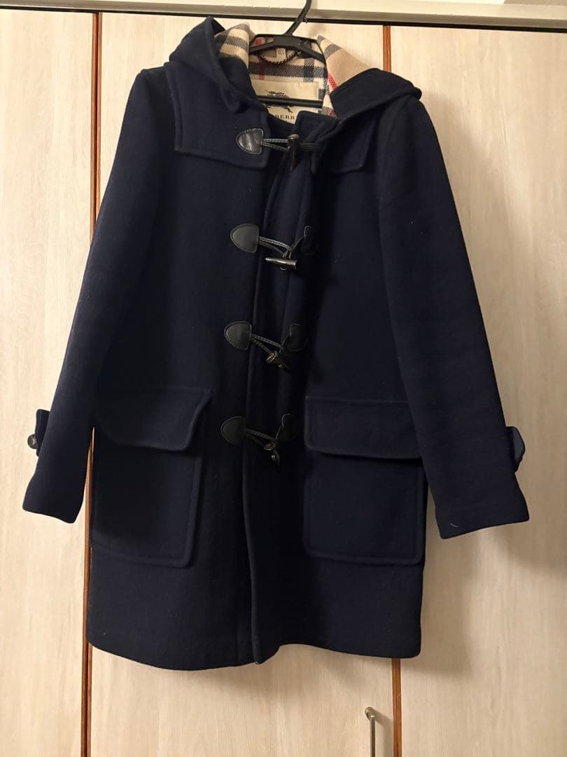 Burberry ダッフルコート　ネイビー
