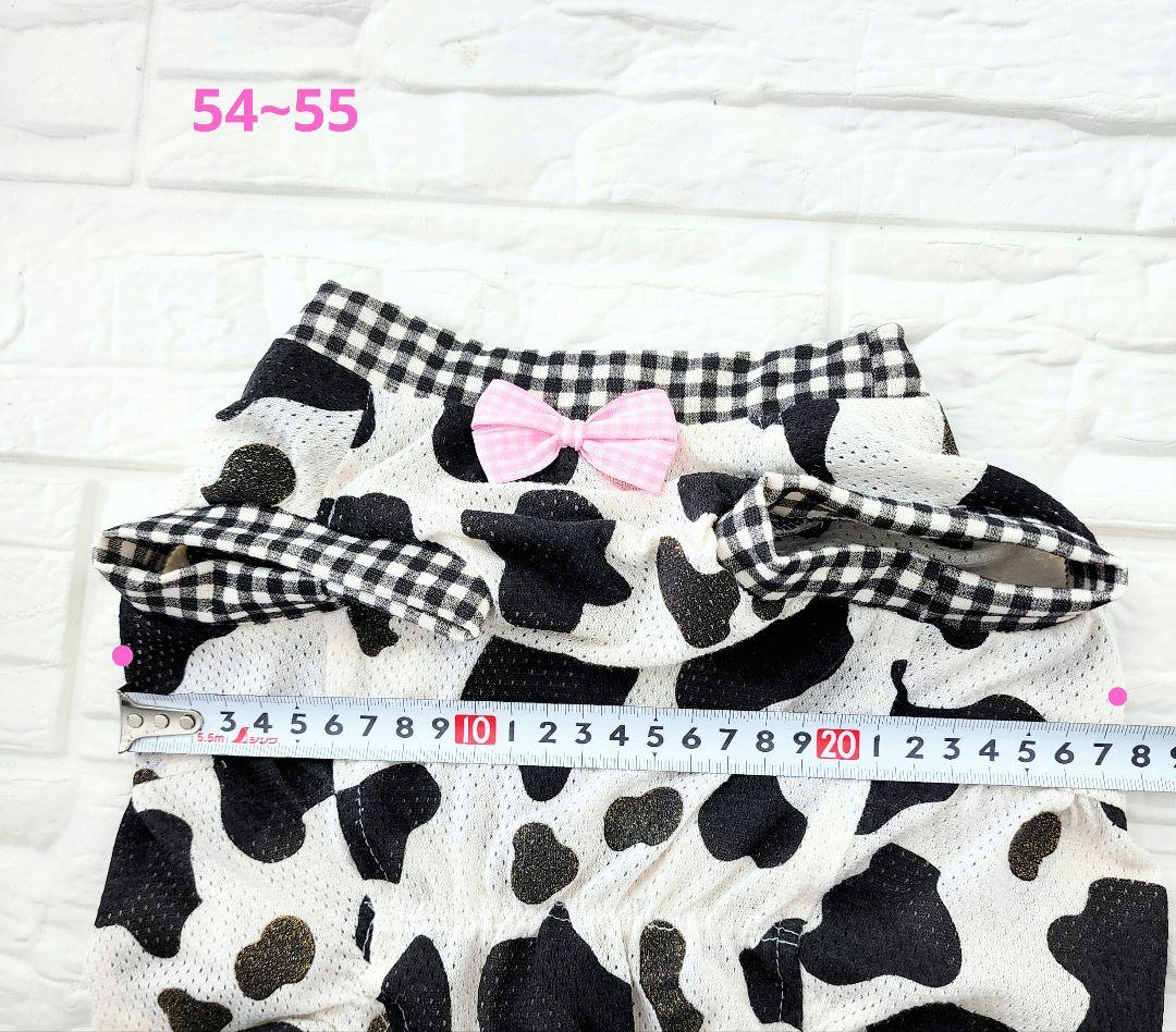 4696mama様❤️牛柄♡メッシュ♡ブラック♡タンクトップ♡ハンドメイド犬服