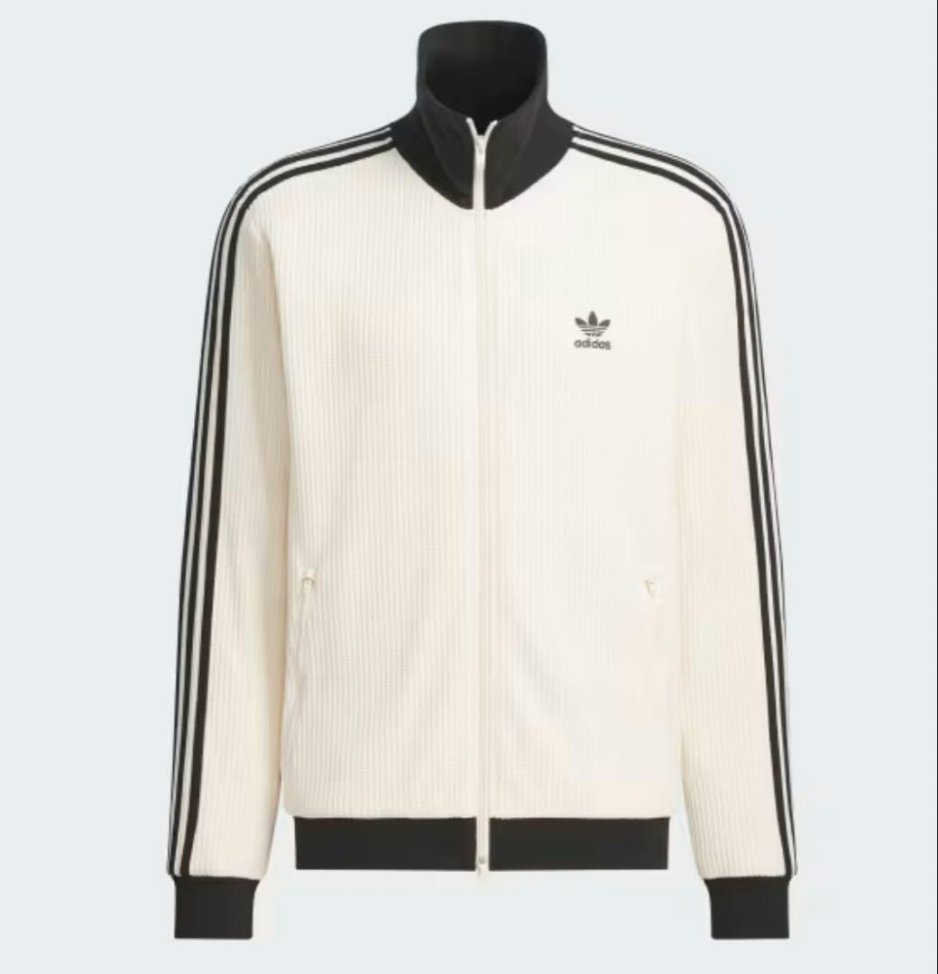 アディダス トラックジャケット トラックトップ ワッフル ホワイト