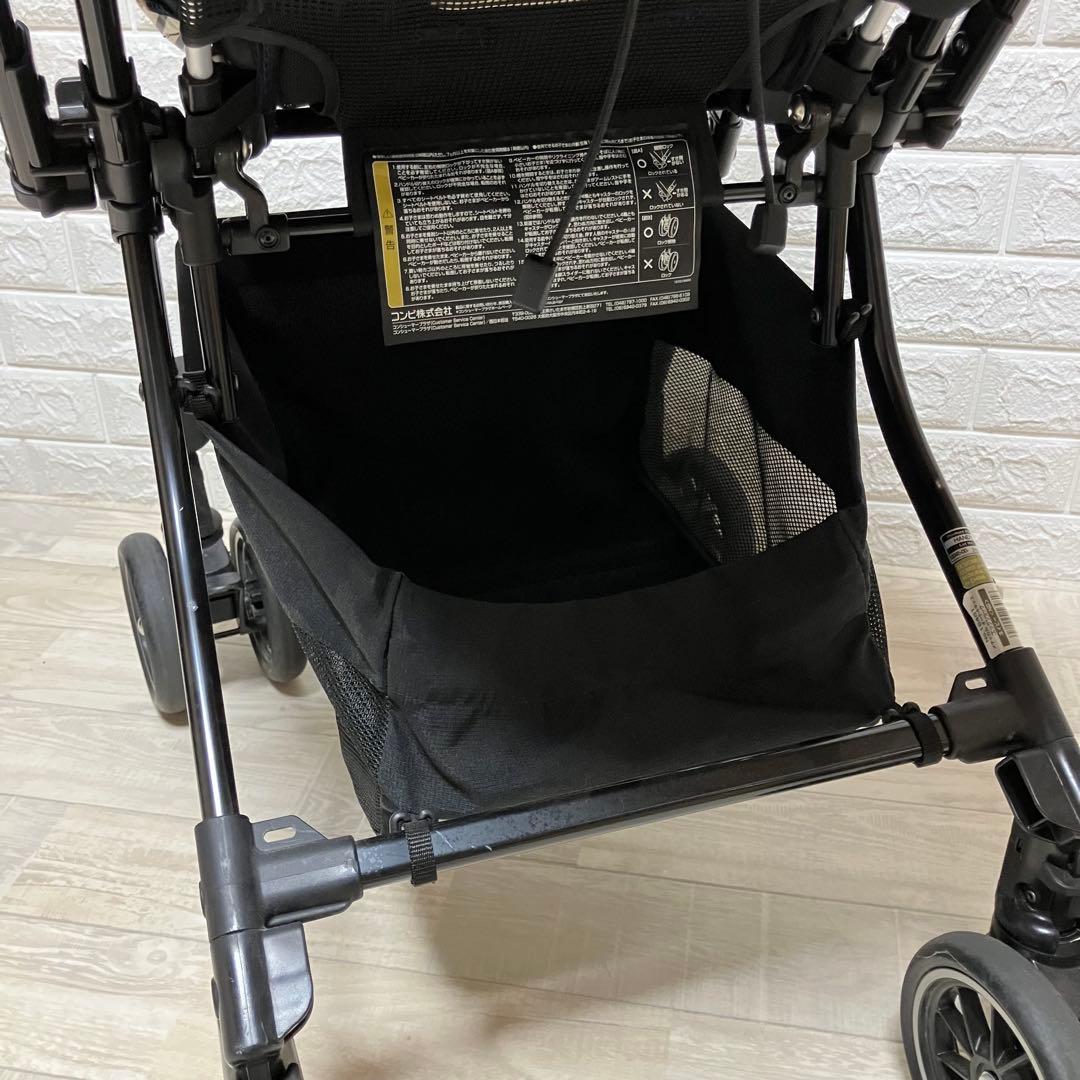 極美品！コンビ　メチャカル　オート4キャス　エッグショック　ネイビー