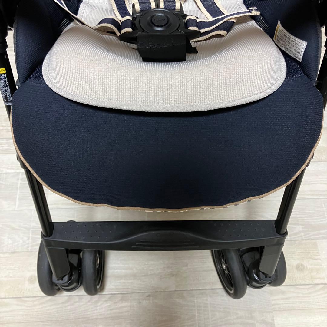 極美品！コンビ　メチャカル　オート4キャス　エッグショック　ネイビー