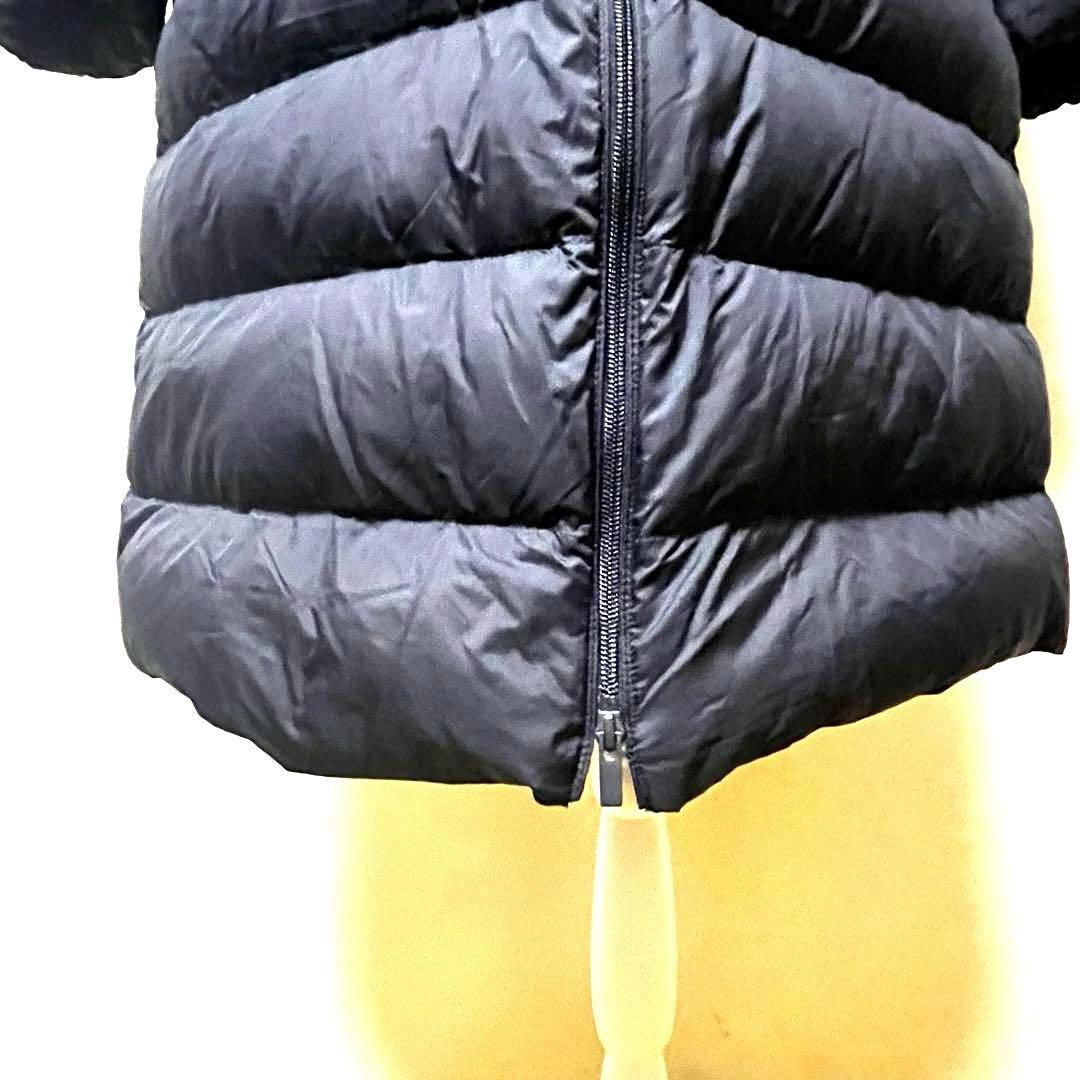 にやんちゆ　ユニクロ ウルトラライトダウンロングコート XL ネイビー