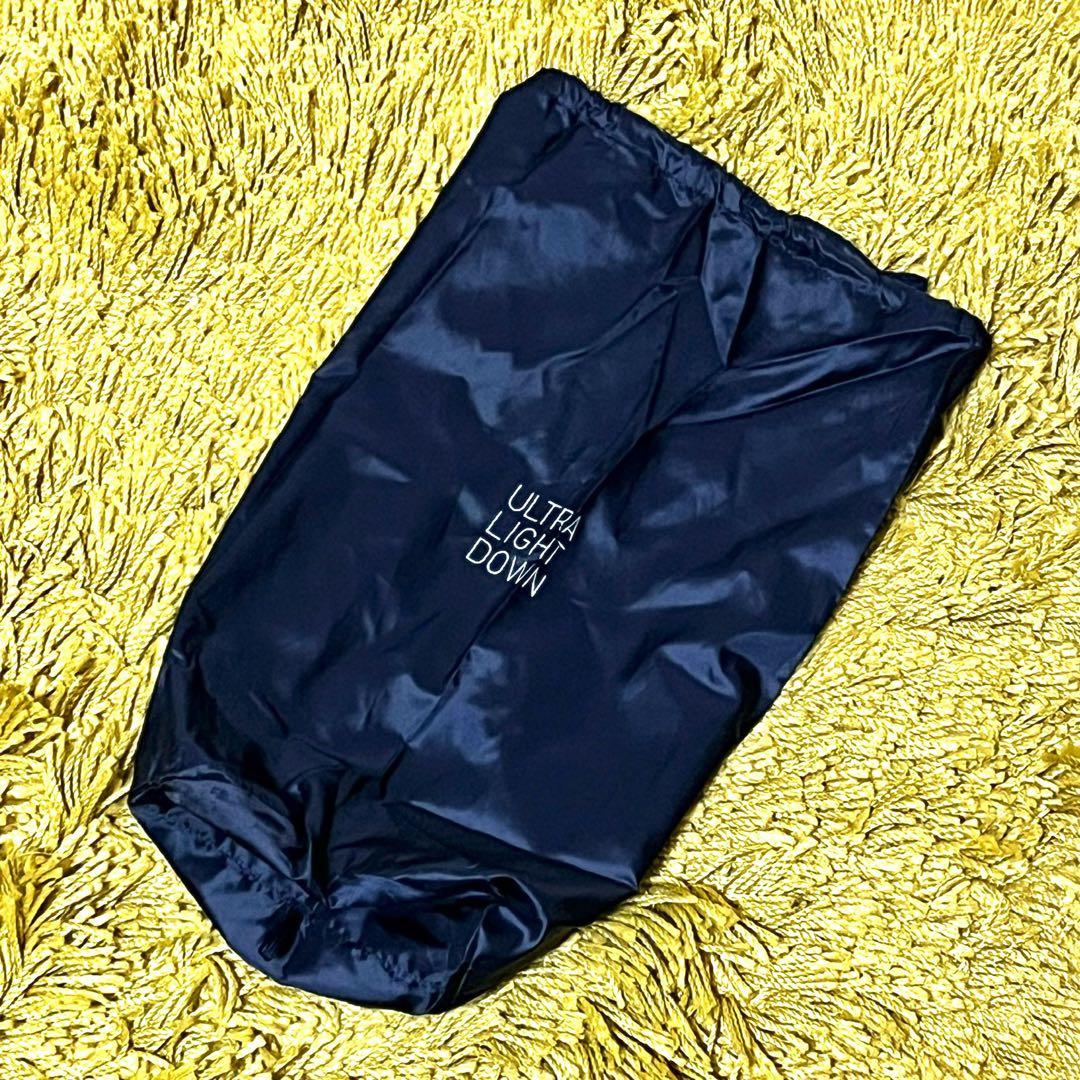 にやんちゆ　ユニクロ ウルトラライトダウンロングコート XL ネイビー
