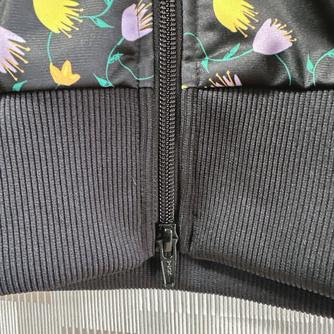 日本未発売 美品 アディダス 花柄 総柄 刺繍 レディース トラックジャケット