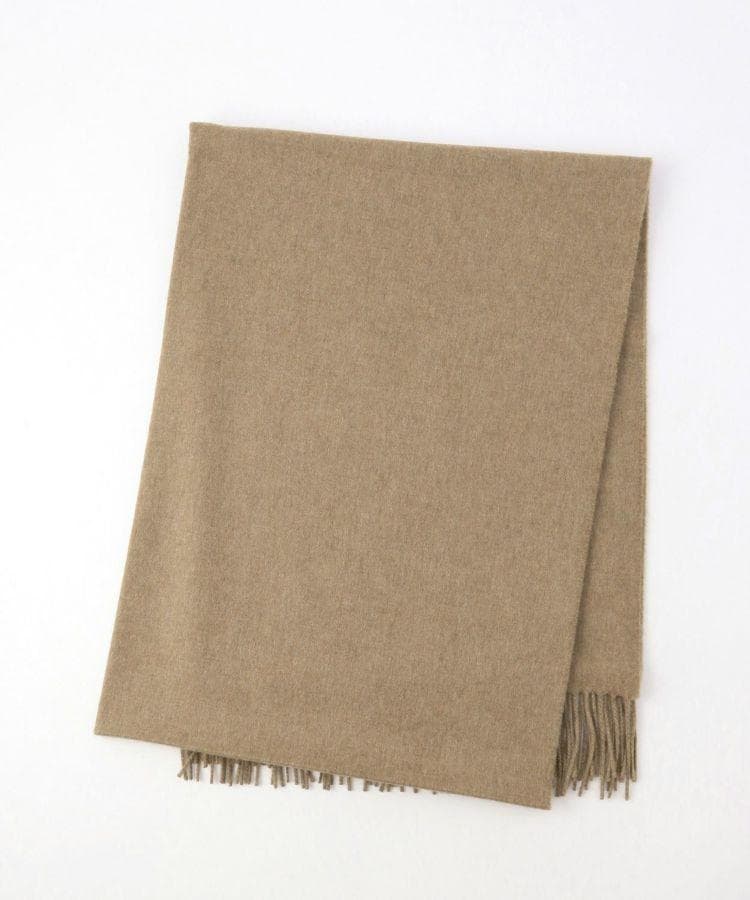 極美品 ジョンストンズ カシミヤ100％ 大判ストール オッター 国内正規品