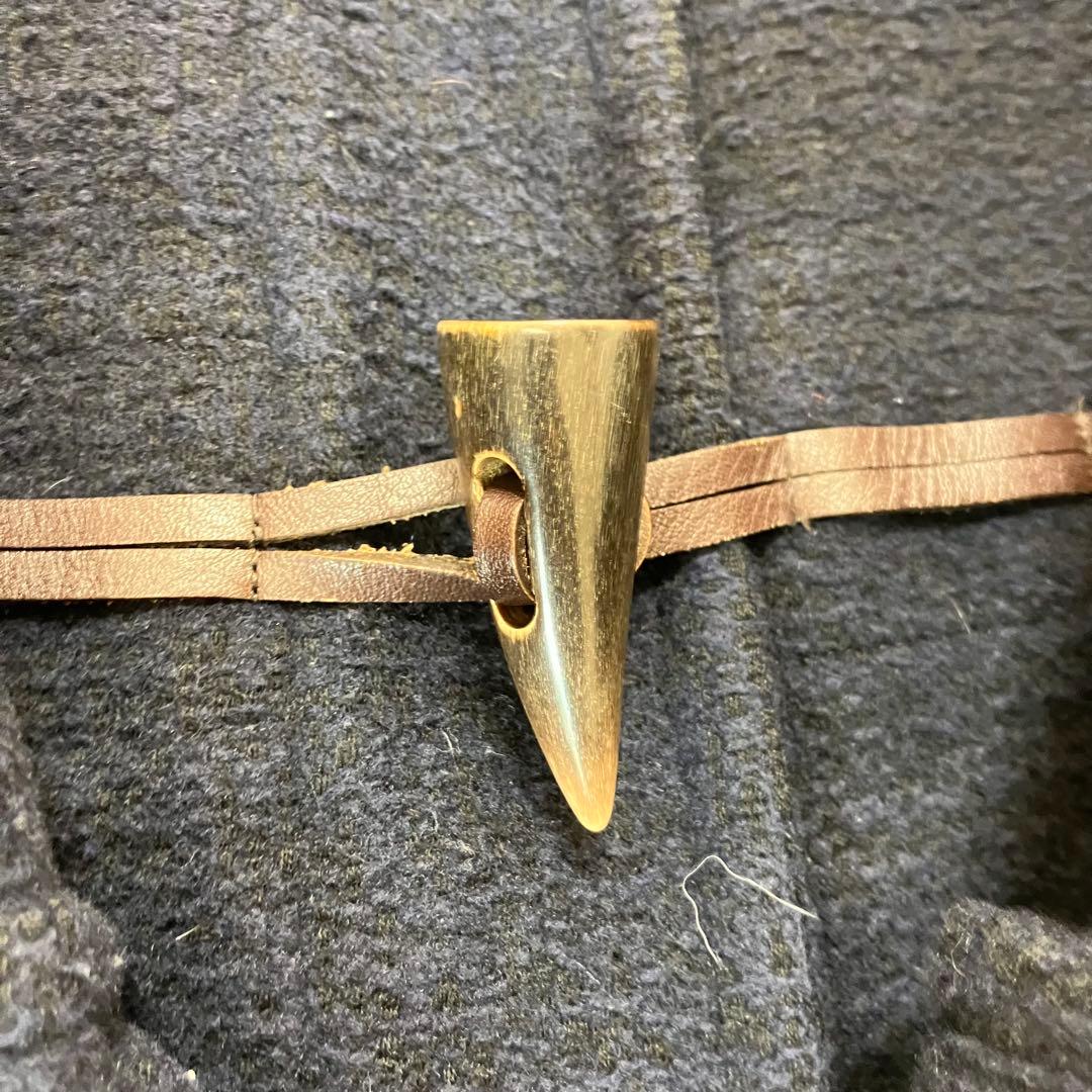 マッキントッシュロンドン✨起毛 モールヤーン　撥水加工 ダッフルコート ネイビー