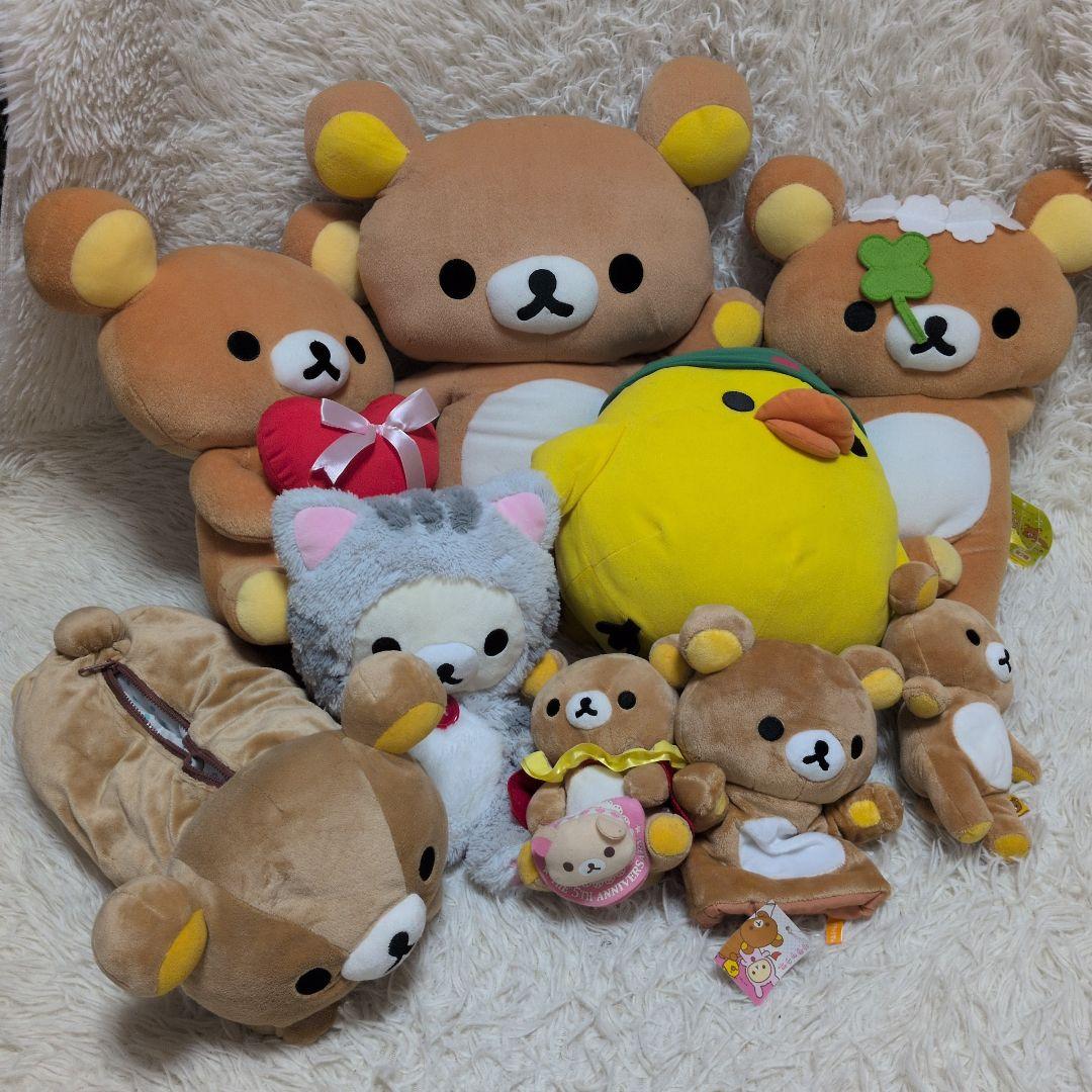 San−x リラックマ　コリラックマ　キイロイトリ　ぬいぐるみ　おまとめ売り