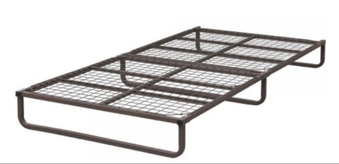 アイリスオーヤマ フレームベッド ブラウン FMB-S【シングル S】要組立品