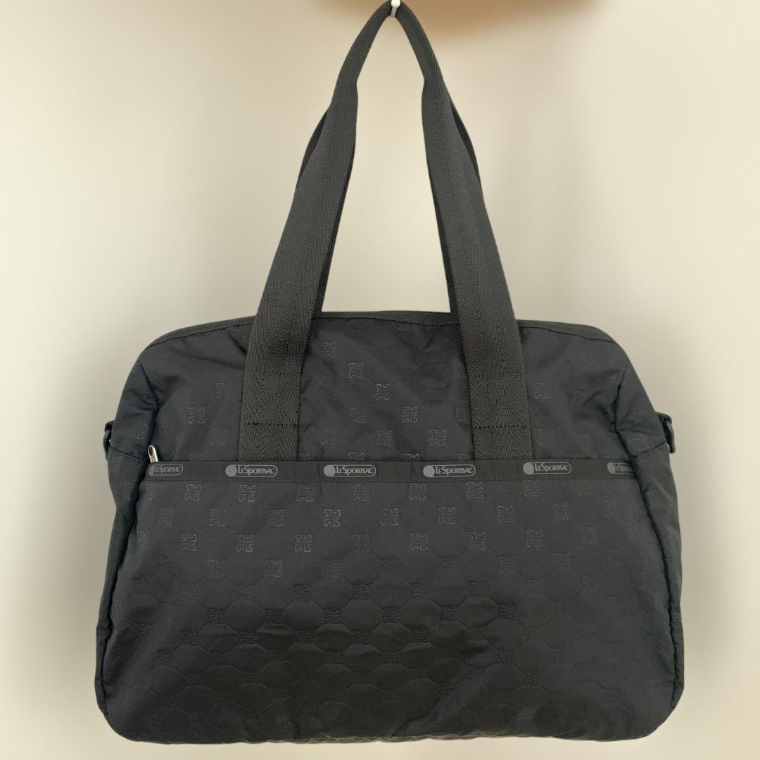 レスポートサック　ボストン　ショルダーバッグ　2way　モノグラム　エンボス