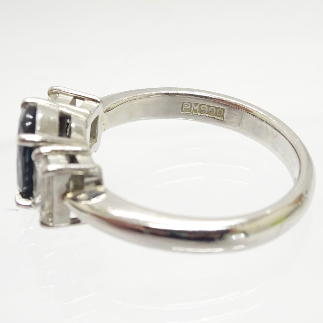 アレキサンドライト1.48ctダイヤモンド プラチナpt900リング指輪12号弱