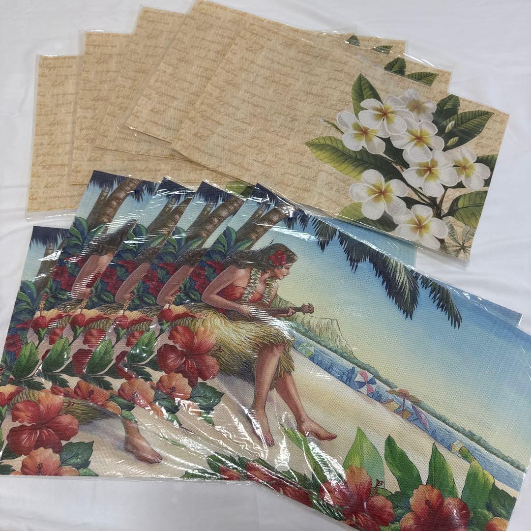 最安値❣️美品 ランチョンマット　ハワイ　アロハ　ハワイアン