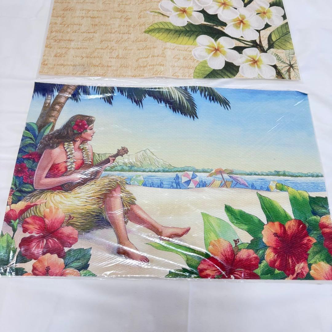 最安値❣️美品 ランチョンマット　ハワイ　アロハ　ハワイアン