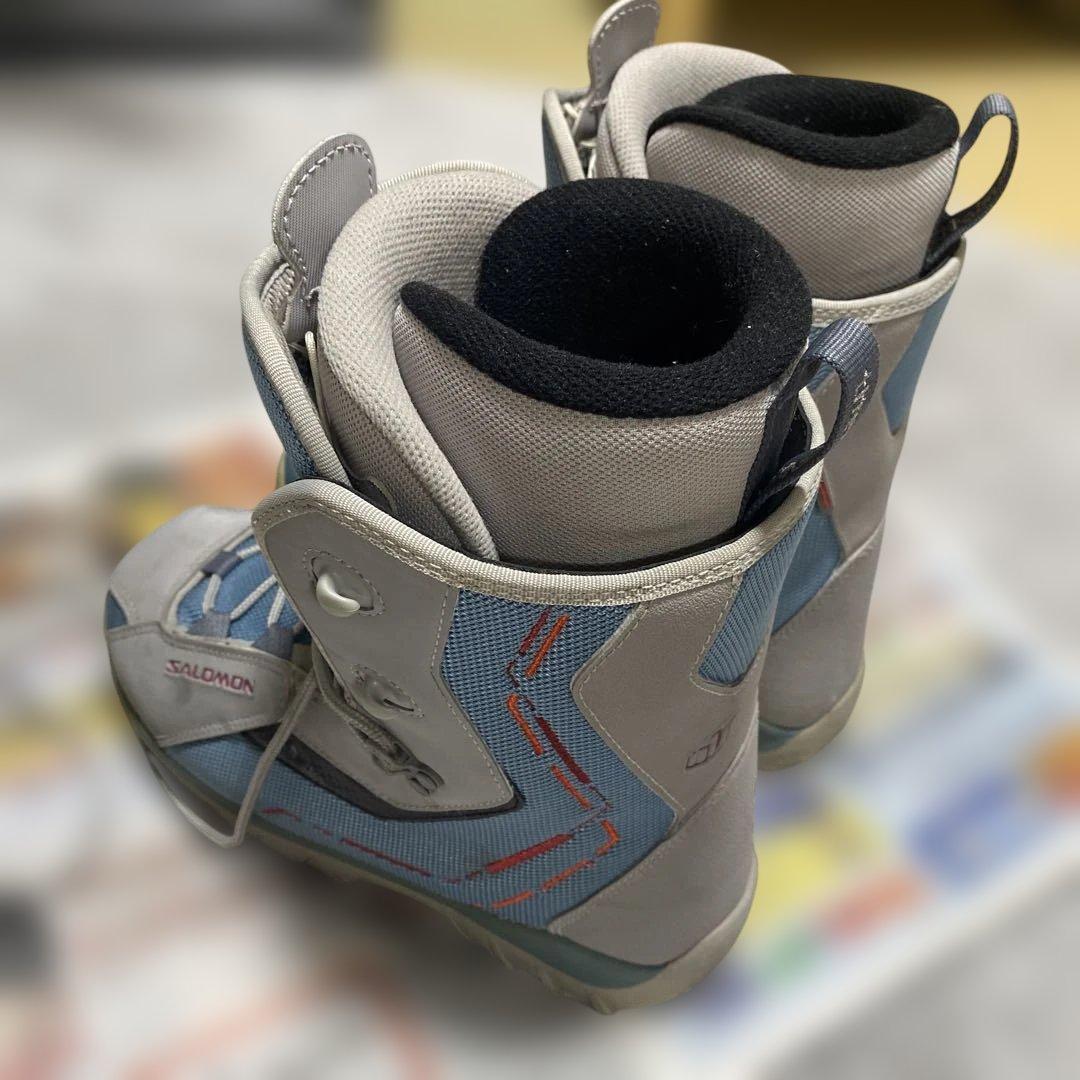 【SALOMON】スノーボードブーツ レディース 25cm 水色