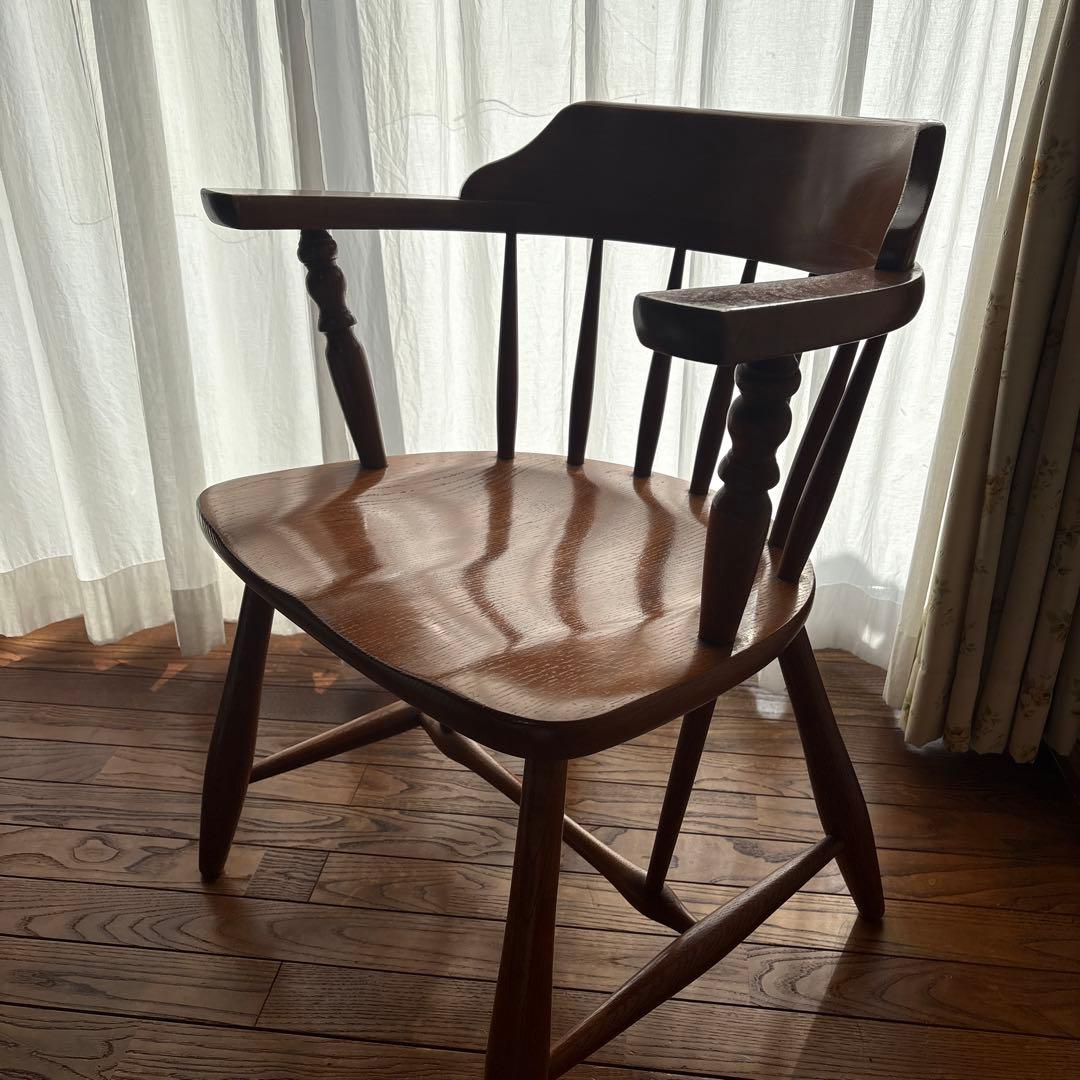 柏木工　飛騨高山　アームチェア　 アンティーク
