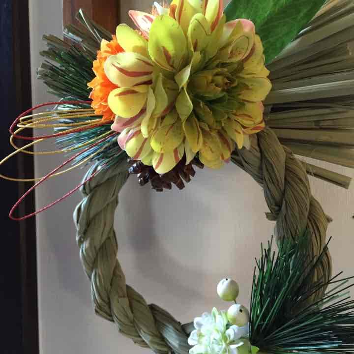 out imuimu様 ナチュラル モダン 2016しめ縄 リース