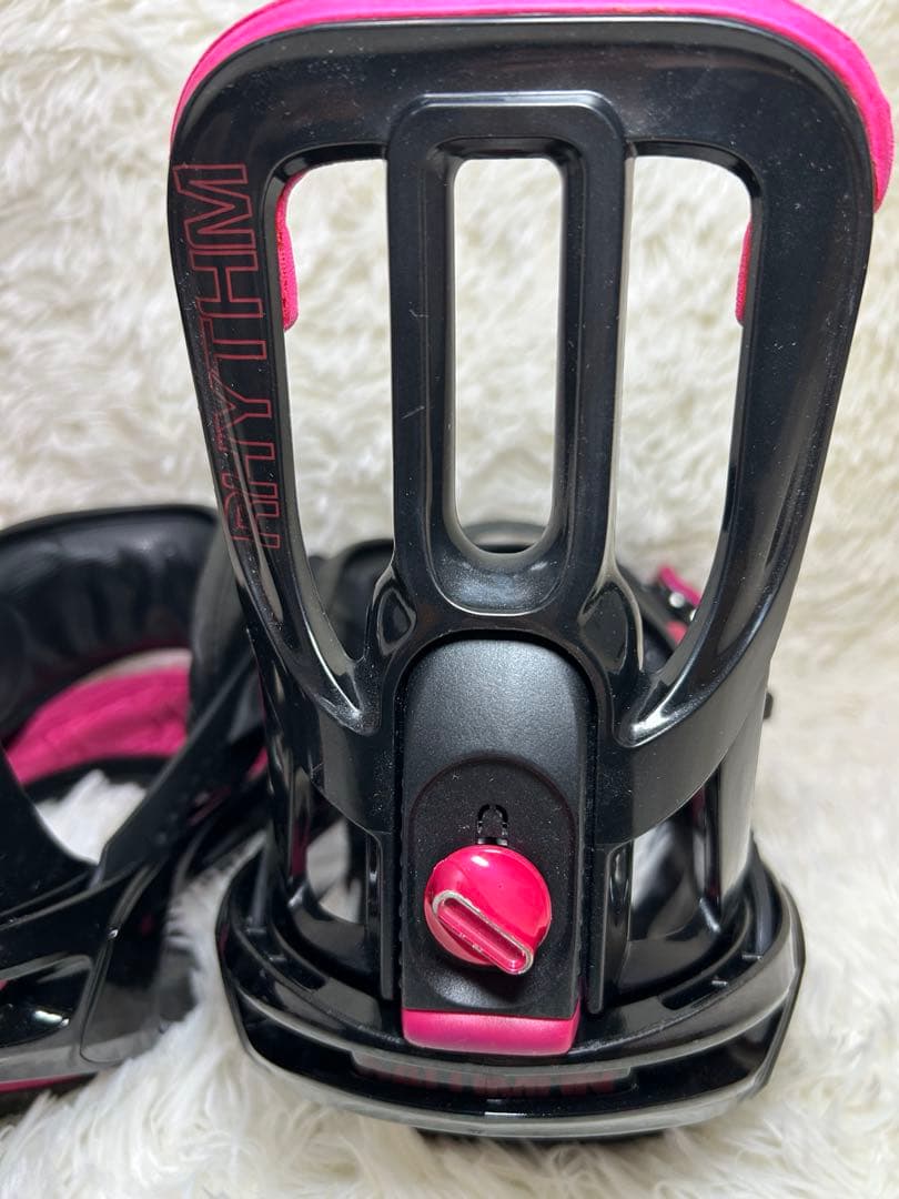 SALOMON ビンディング　スノボ　レディース　ブラックピンク　M