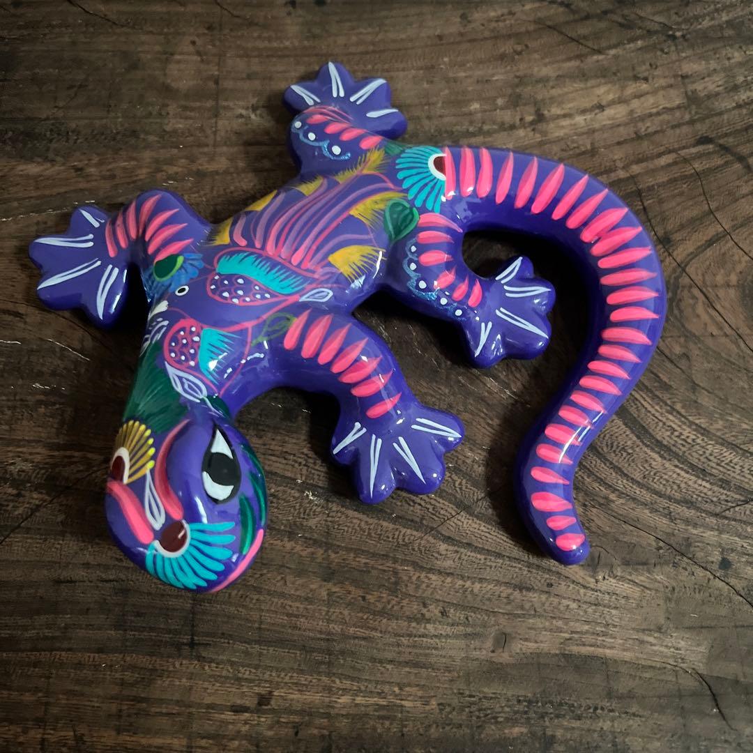 メキシコ民藝 トカゲ陶オブジェ 80–90s ヴィンテージ