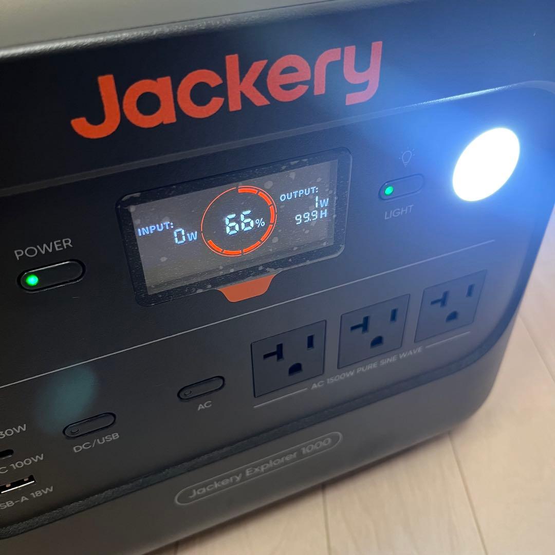 【ほぼ新品】Jackery Explorer 1000 ポータブル電源