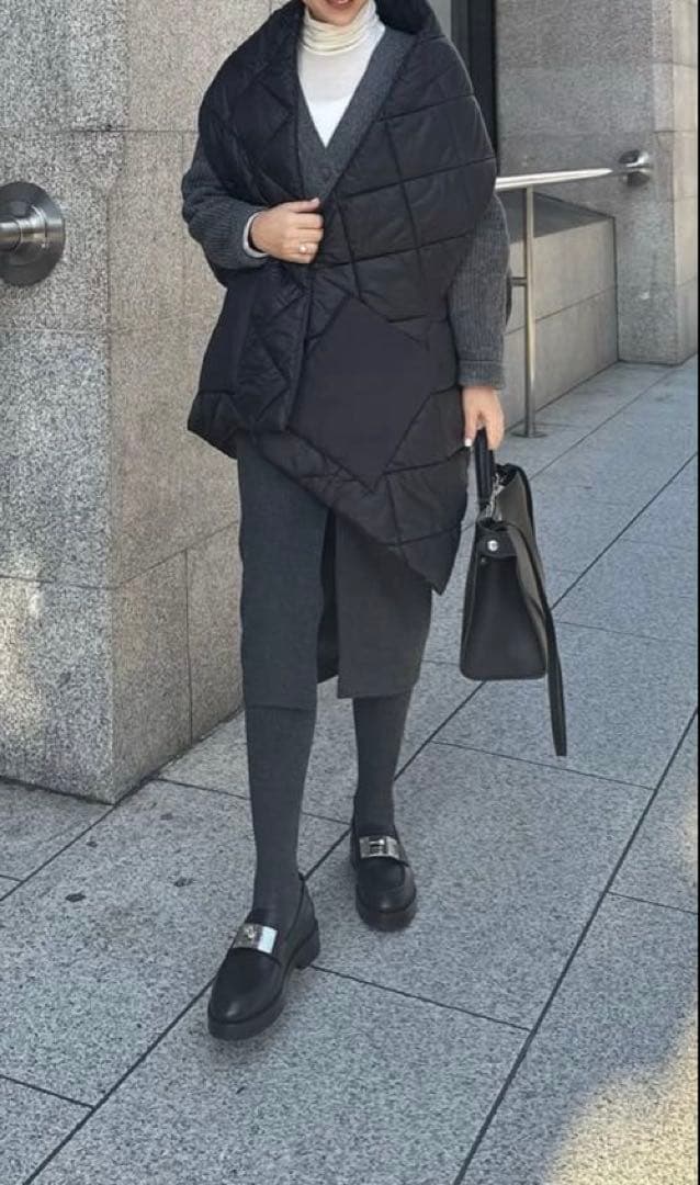 ADORE ダウンストール　ブラック