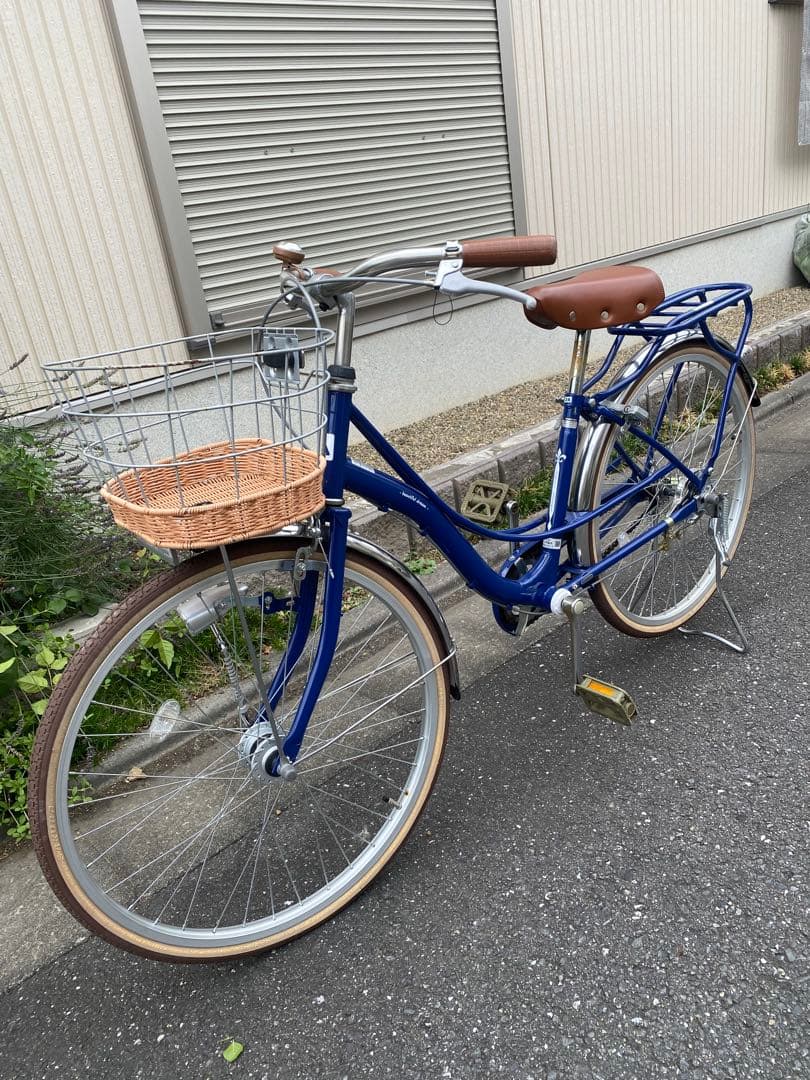 子供用自転車 紺フレーム 24インチ　サイクルベースあさひ