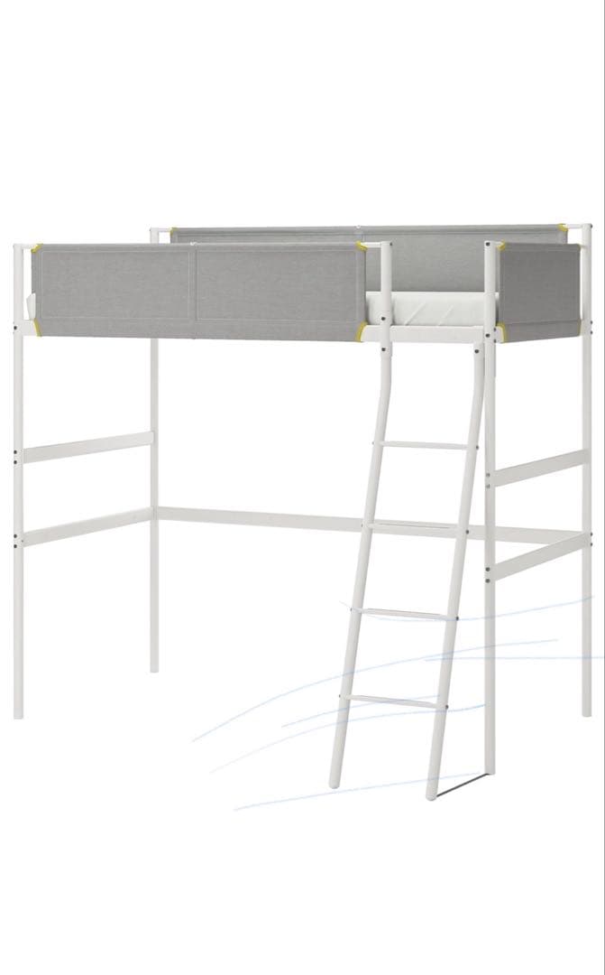 2台セットで！ 1台でも可！IKEA ロフトベッド　VITVAL ヴィトヴァル
