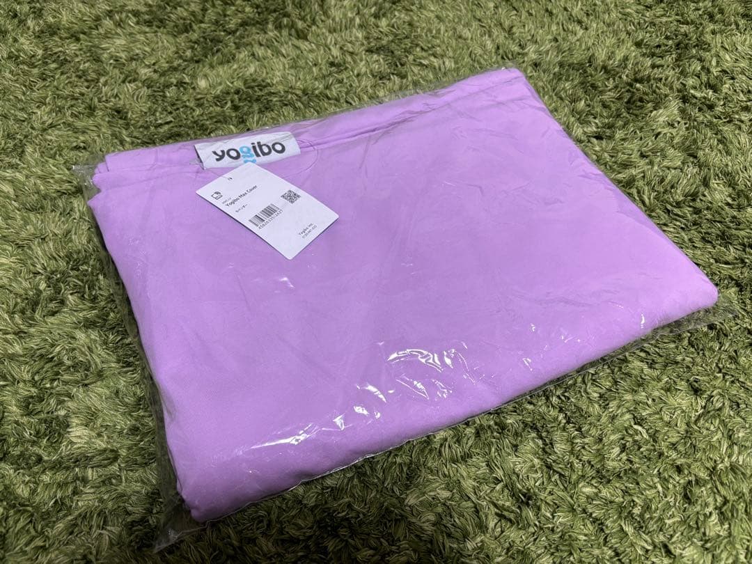 yojibo ラベンダー色 ソファカバー 取扱説明書付き