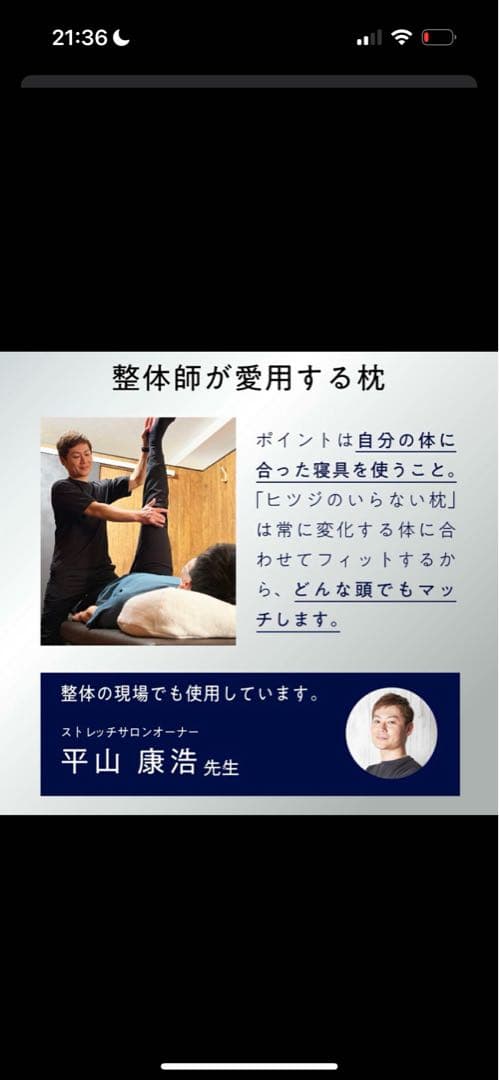 ひつじのいらない枕　至極