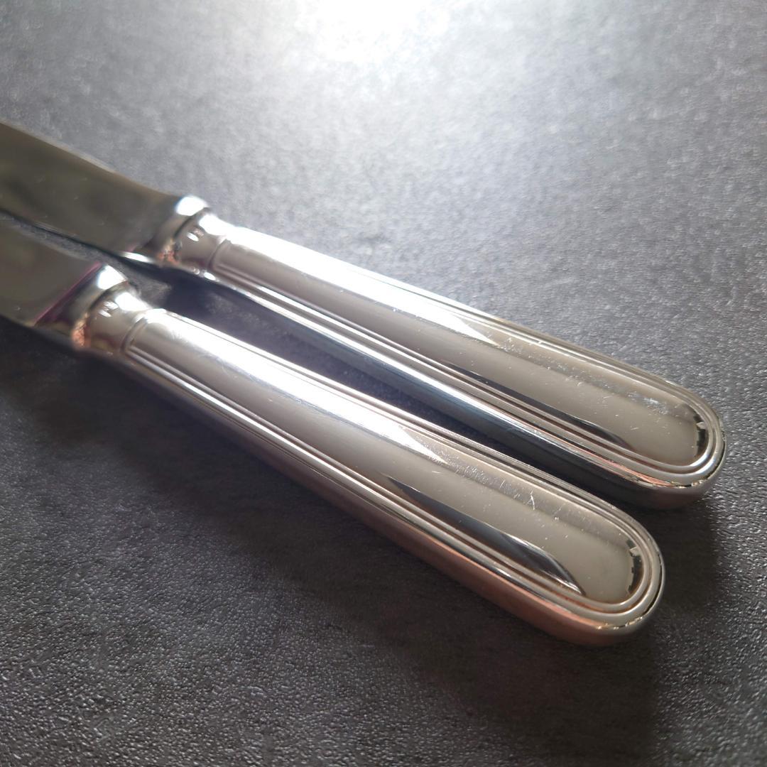 美品 クリストフル アルビ デザートナイフ 2点