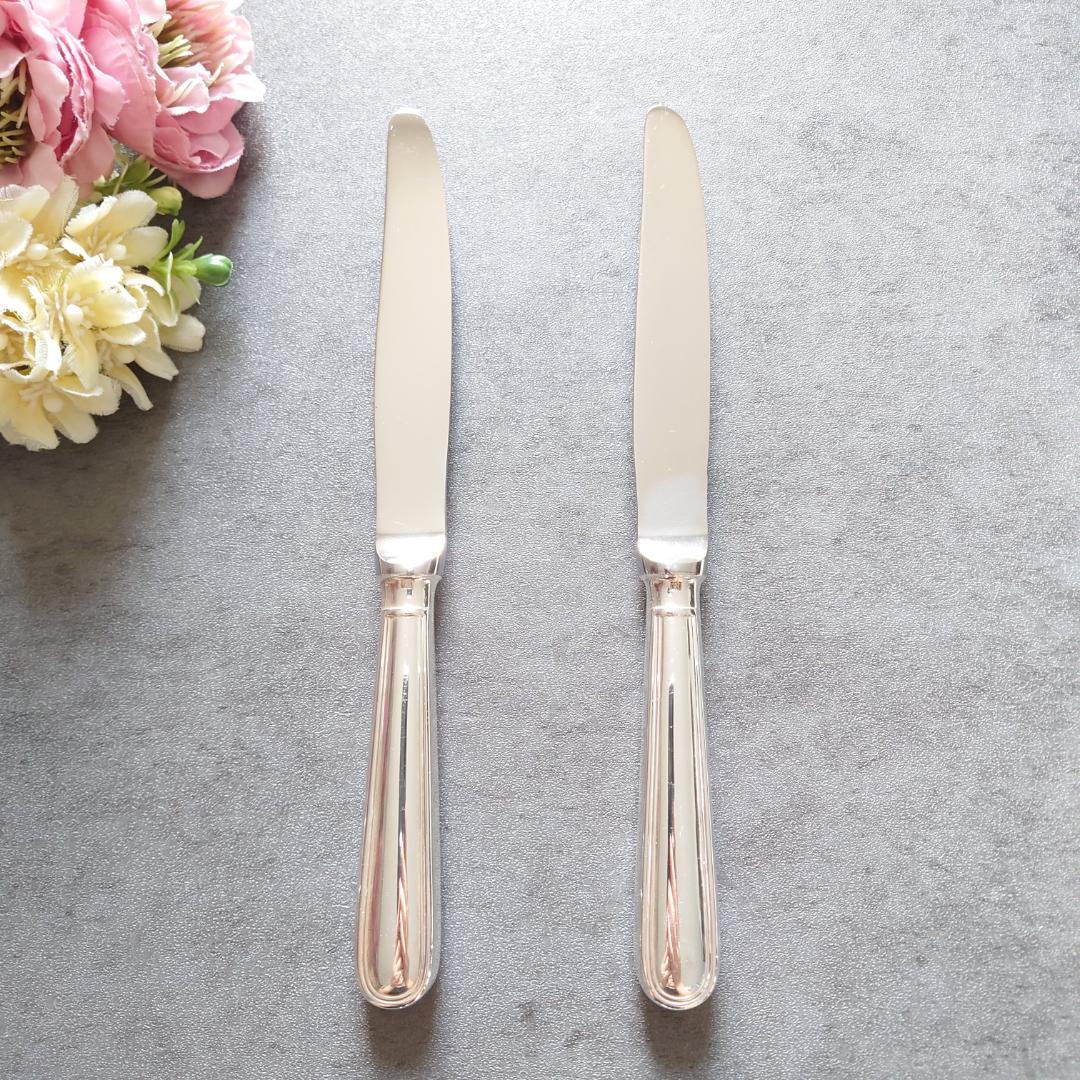 美品 クリストフル アルビ デザートナイフ 2点