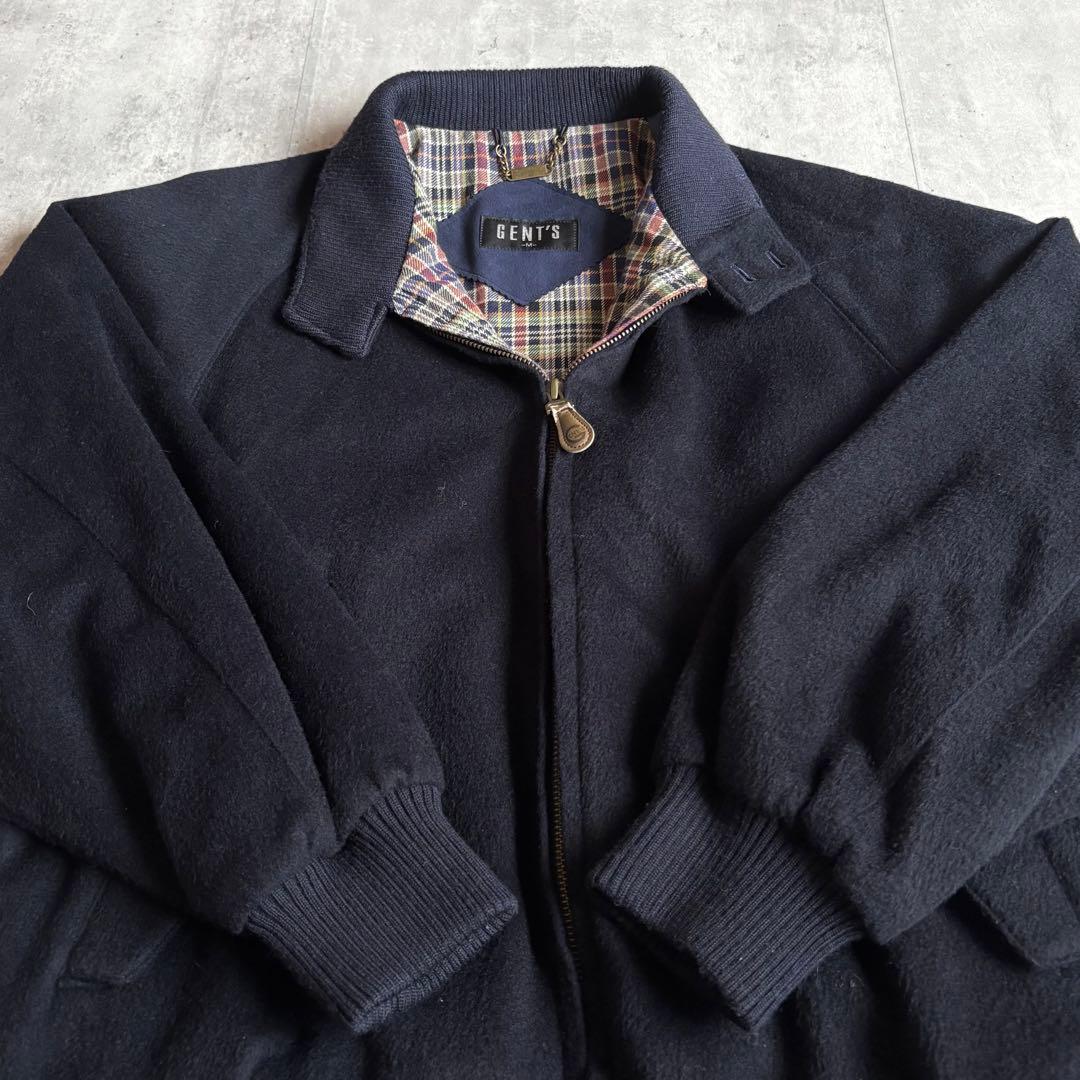 【90s vintage】カミシヤ　スイングトップ　裏地チェック　短丈　日本製