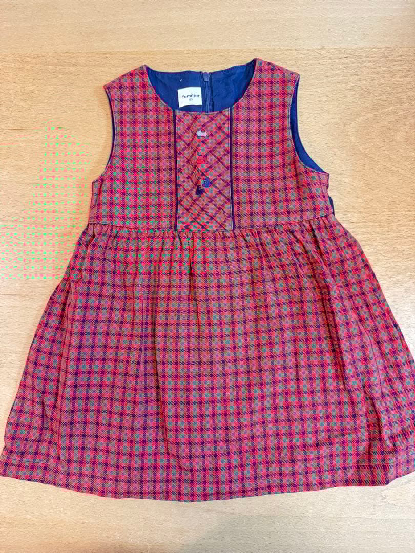 familiar ファミリア ジャンパースカート ワンピース スカート