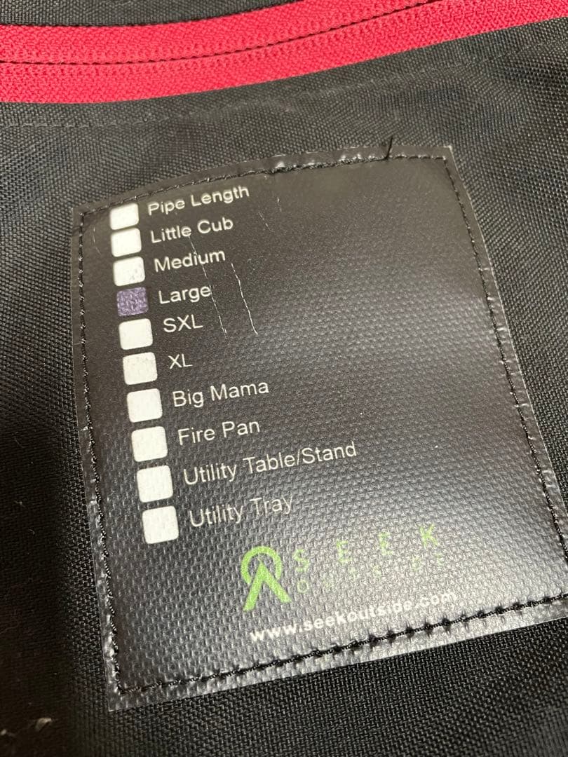 Seek outside ポータブルチタン薪ストーブL+オプション3種