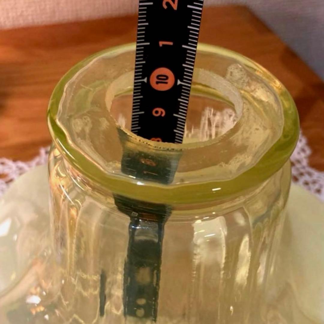 ヴァセリン（ウラン）　イギリス　1920年　ランプシェード　ガラス　アンティーク