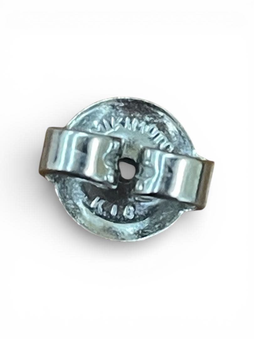 ⭕️ピアス MIKIMOTO ミキモト K18 パール 真珠約7.2mm 18金