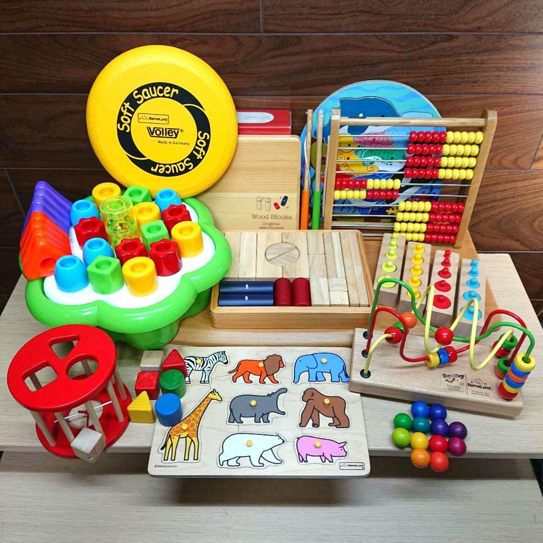 ルーピング ボーネルンド ピックアップパズル nic 知育玩具 10点セット