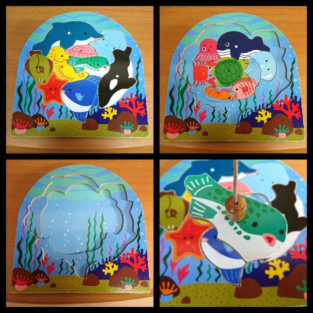 ルーピング ボーネルンド ピックアップパズル nic 知育玩具 10点セット