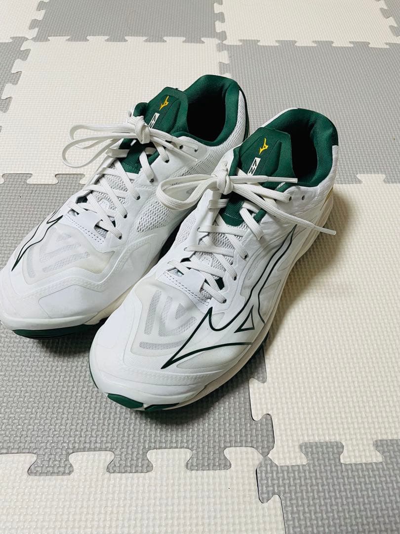 Mizuno バレーボールシューズ ホワイト/グリーン