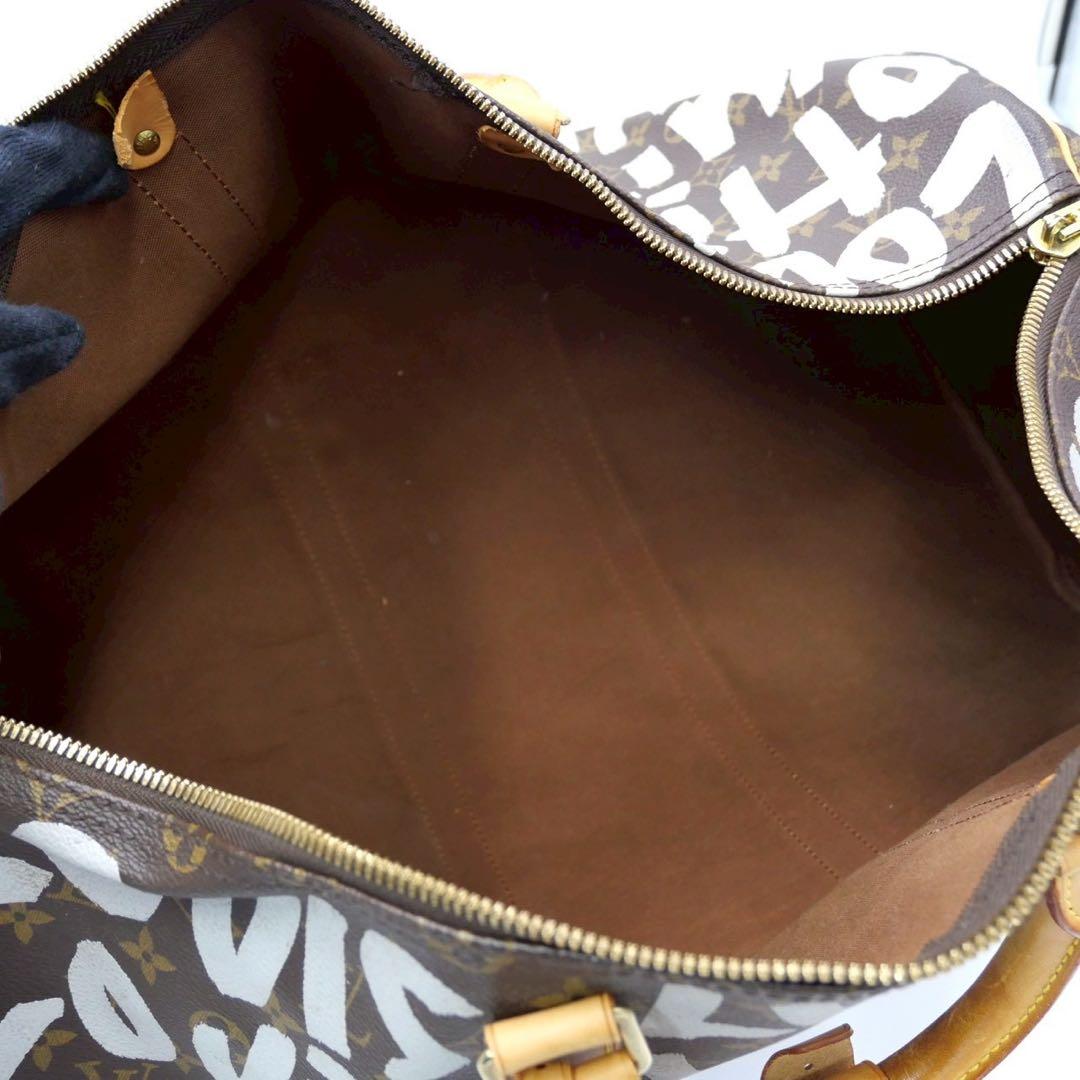 【限定品】ルイヴィトン キーポル50 グラフィティ ボストンバッグ アルジャン