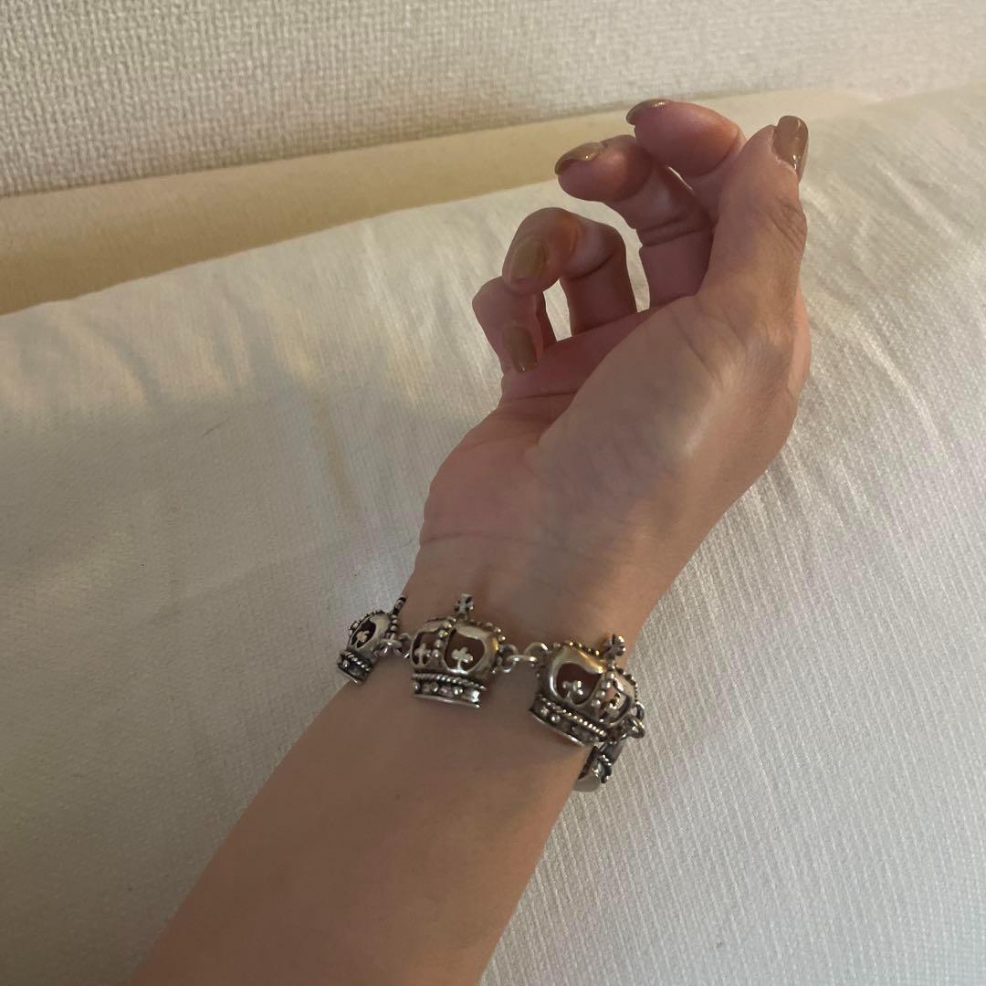 ロイヤルオーダー ORDERクラウン王冠ブレスレットシルバー廃盤