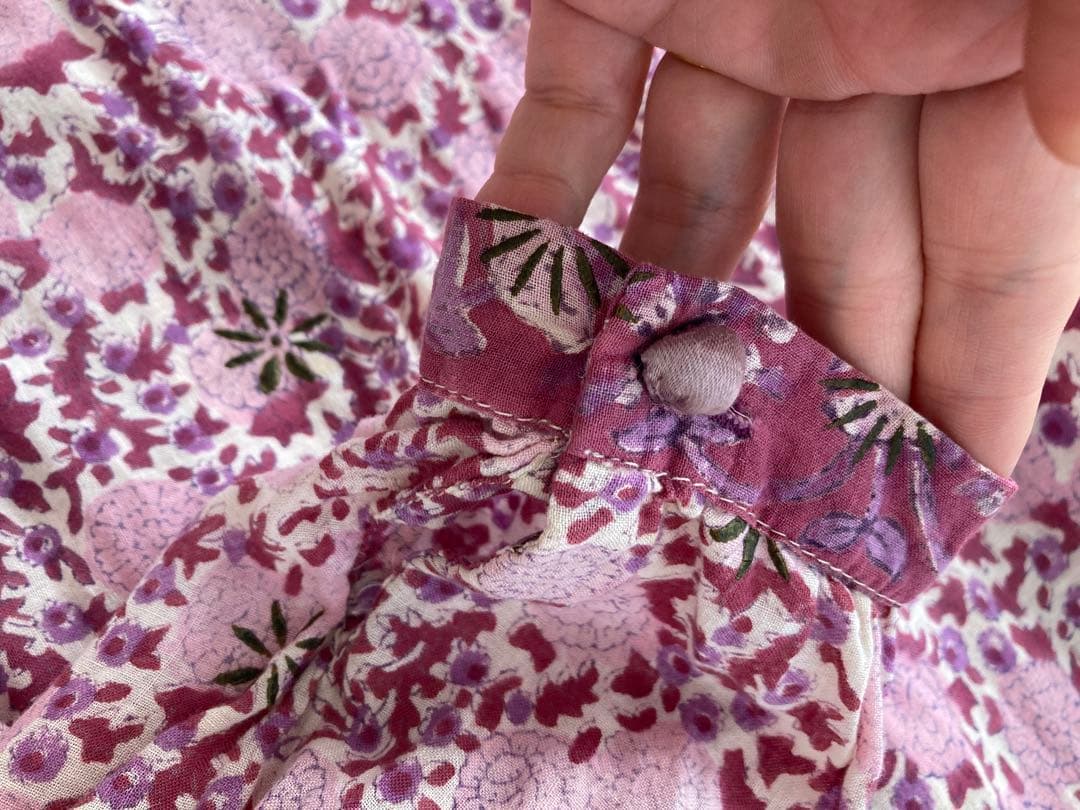 1月21日限定値下げ　ヴィンテージ 70s インド綿ワンピース 70年代