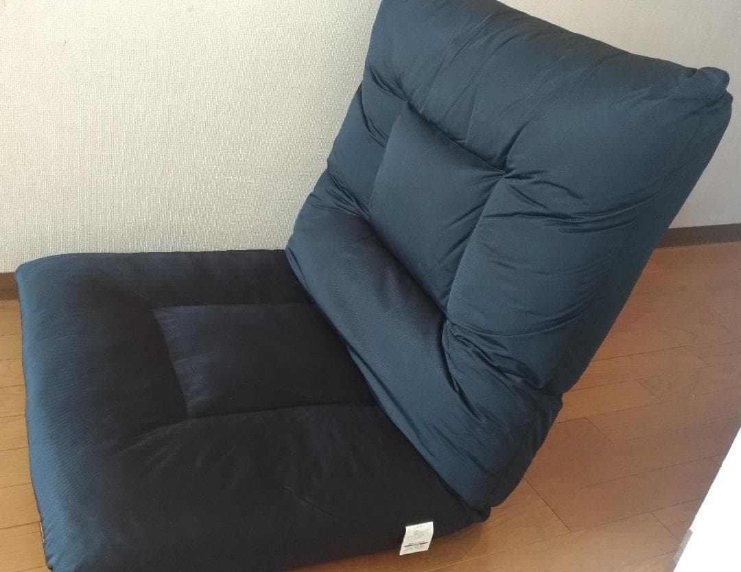 座椅子/ドウシシャ　ハイバック・リクライニング・肉厚クッション