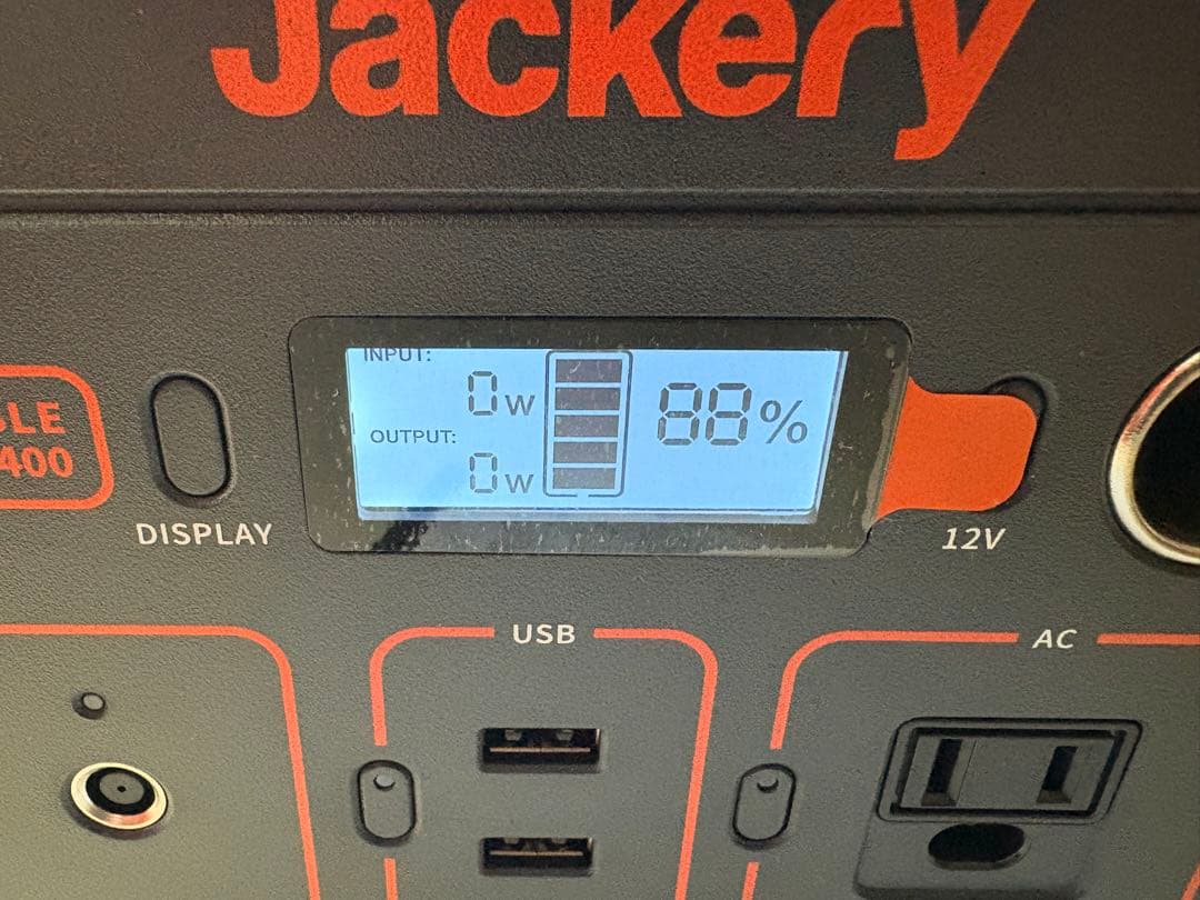 【新品同様】Jackeryポータブル電源400（ソーラーなし）
