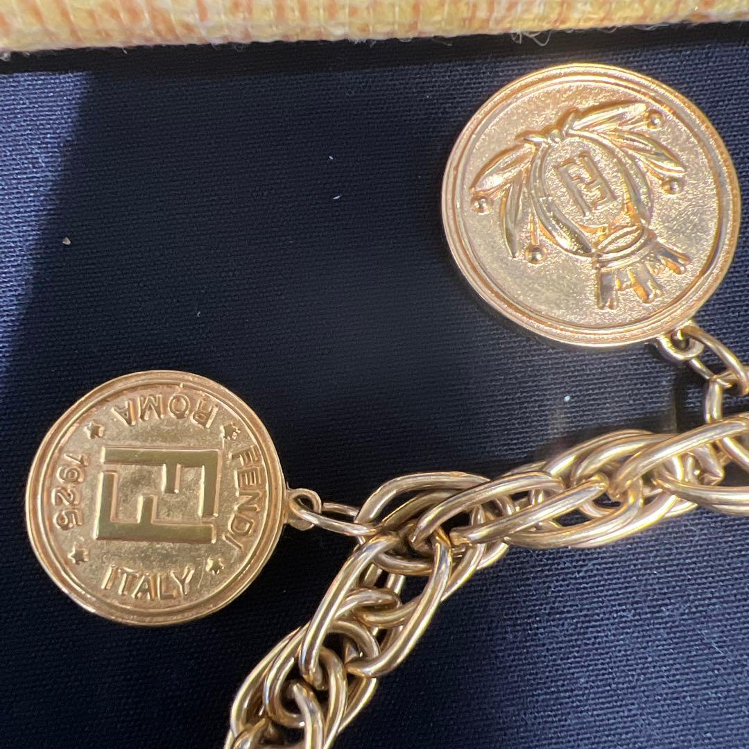 PB224 FENDI チャーム ブレスレット　レア