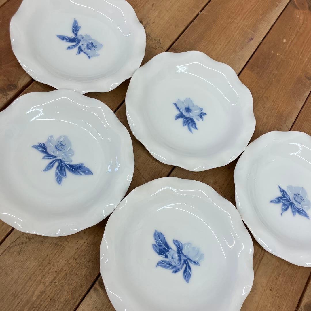 深川製磁 オリエンタルブルー 陶器製 銘々皿 茶道具セット 湯飲み 急須 大皿