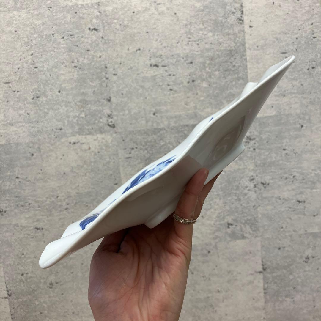 深川製磁 オリエンタルブルー 陶器製 銘々皿 茶道具セット 湯飲み 急須 大皿