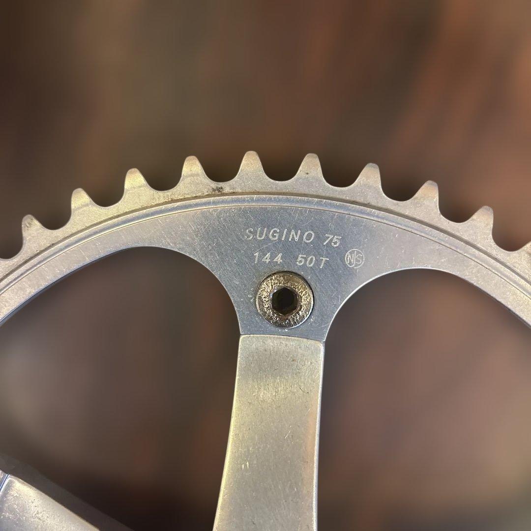 SUGINO スギノ75 165mm クランクセット 50T